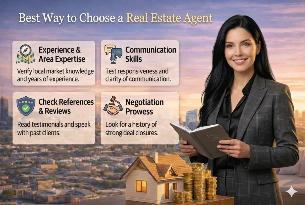 best way to choose a real estate agent